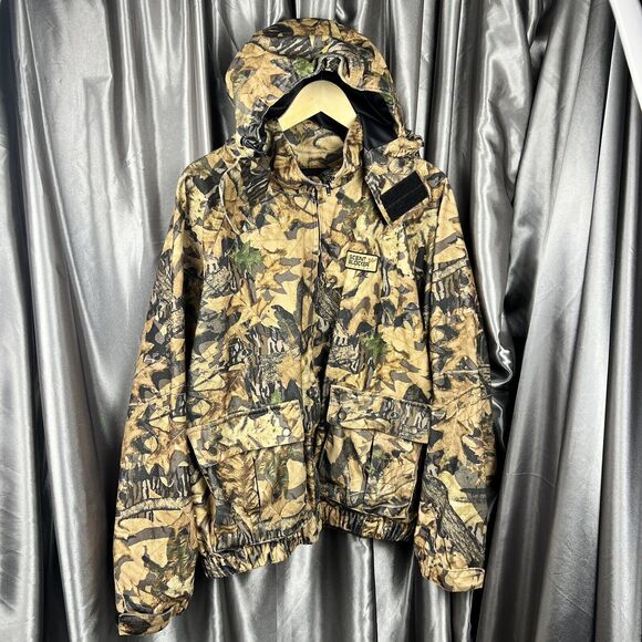 Scent Blocker Plus Frontier Mens XL Jacket Realtree Camo Zip Removable Hood Hunt - Picture 1 of 15